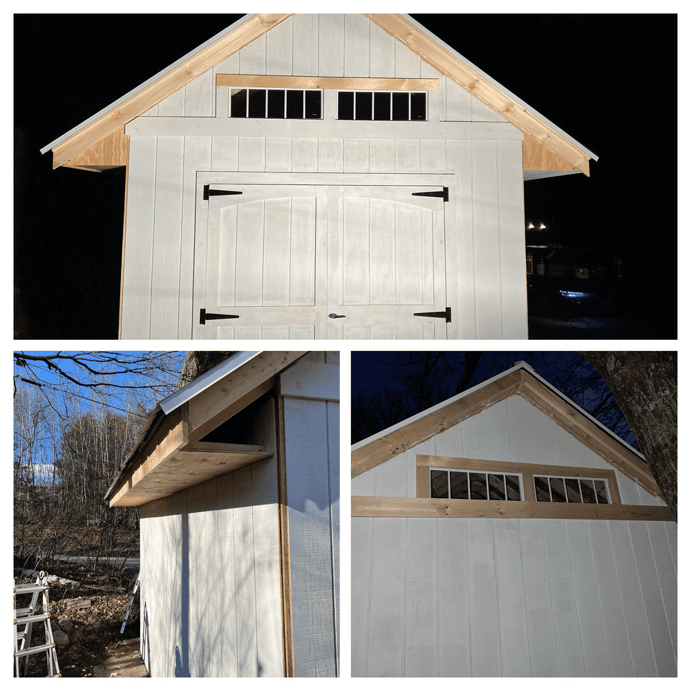 Soffits and trim. So close.